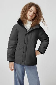 Chamarras Canada Goose Niños México - Logan Abrigos Grises PJ3140856